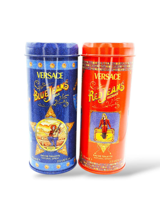Versace Blue Jeans und Red Jeans 75 ml set Herren und Damen